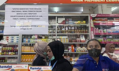 Indonesian families sue government over deaths from syrup medicines