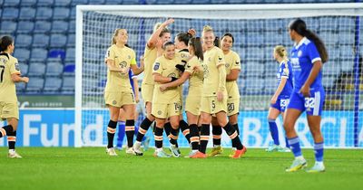 Chelsea's thrashing of Leicester ensures WSL title fight remains enthralling