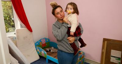 Mum in mouldy flat 'fears her toddler is going to die' as she keeps being hospitalised