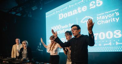 Andy Burnham defeats rival in DJ battle to raise £20,000 to support homeless