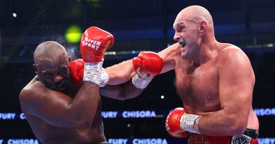 Derek Chisora called Tyson Fury a "little b****" during mid-fight conversation