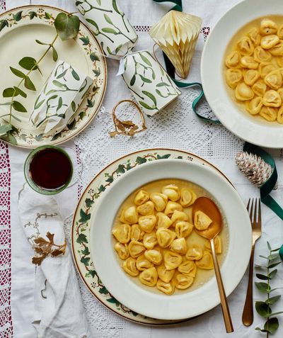 Rachel Roddy’s recipes for festive pasta