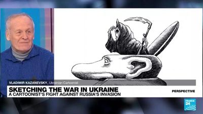 Ukrainian cartoonist Vladimir Kazanevsky on fighting against Putin's propaganda
