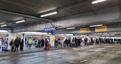 Evacuated passengers at Glasgow Airport wait in 'freezing' car park for hours amid suspicious item found