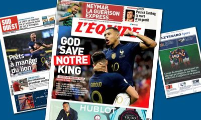 King Kylian v Prince Harry: how French media sees the World Cup quarter-final