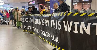 Energy campaigners occupy St John's Shopping Centre in cost of living battle