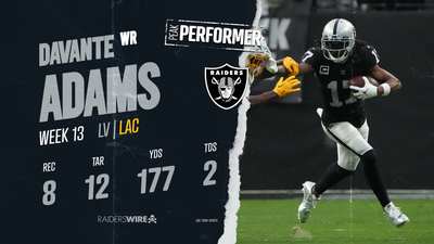 Raiders WR Davante Adams has another monster performance