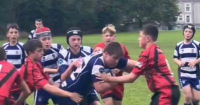 Unstoppable young Welsh rugby player's amazing run watched by over 1 million
