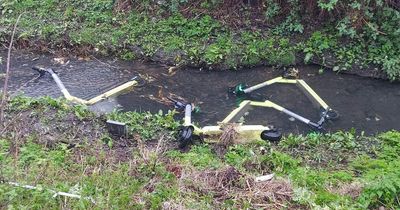 Man's shock after e-scooters found dumped near University of Nottingham campus