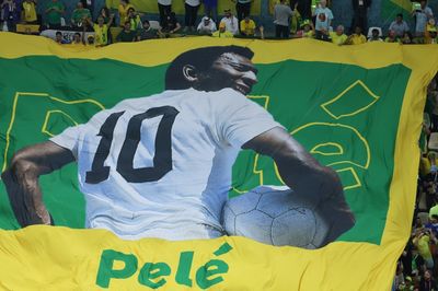 Pele says will watch Brazil World Cup match from hospital