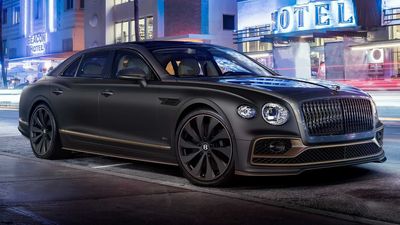 Bentley Flying Spur Gets Shadowy Makeover From Shoe Customizer