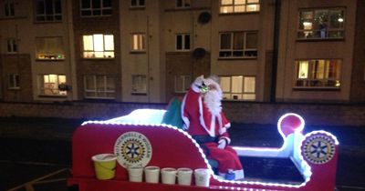Santa and his sleigh heading to Motherwell, Ravenscraig and Wishaw next week