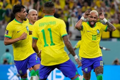 Brazil 4-1 South Korea: Neymar closes in on Pele’s record as World Cup favourites cruise into quarter-finals