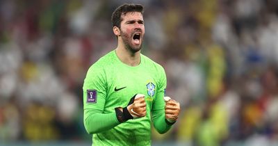 Alisson Becker performance in Brazil win over South Korea leaves Liverpool fans saying same thing