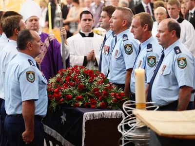 Memorial for slain NSW police officer