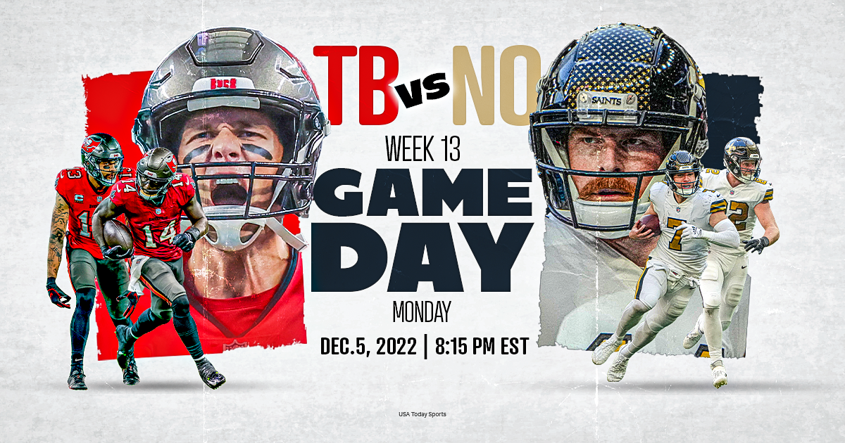 New Orleans Saints Vs. Tampa Bay Buccaneers, Live…