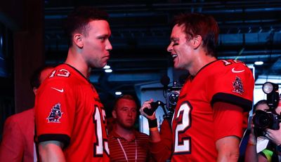 NFL fans had a ton of jokes about Tom Brady and Aaron Judge’s private conversation before the Buccaneers’ game