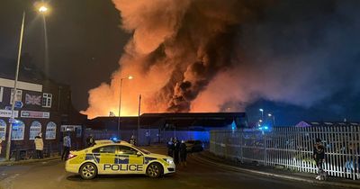 Major incident declared in Midlands as fire rips through multiple factories