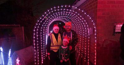 Leeds family inspired by Disneyland create Christmas winter wonderland in their own garden