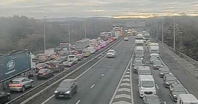 Multi-car crash causes M56 motorway closure and severe delays