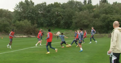 Zidane Iqbal scores stunning goal and three more things spotted in Manchester United training