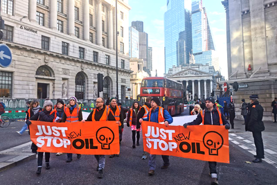 Just Stop Oil stage further marches slowing London traffic