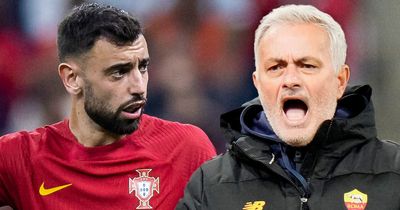 Bruno Fernandes gives Portugal boss decision to make after responding to Jose Mourinho dig