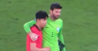 Alisson waiting for Son Heung-min after Brazil's World Cup win says a lot about him