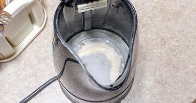 Woman shows simple 39p Aldi tip to remove limescale from a kettle in seconds