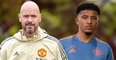 Jadon Sancho discovers next stage of Man Utd plan after Erik ten Hag training decision