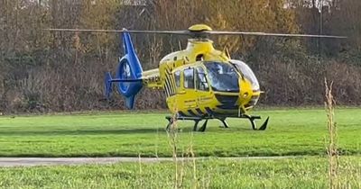 Woman dies in house as air ambulance lands nearby