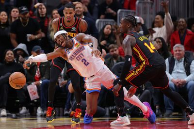 PHOTOS: Best images from the Thunder’s 121-114 win over the Hawks