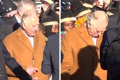 Man arrested for allegedly throwing an egg at King Charles