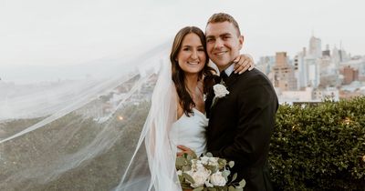 Couple stun friends and family by getting married at their engagement party
