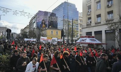Thousands take to streets in Greece in protest over 2008 shooting of teenager