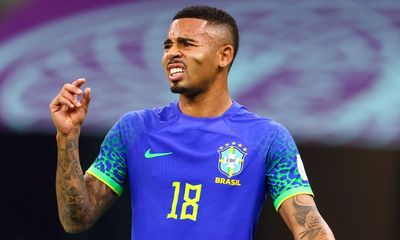 Arsenal’s Gabriel Jesus could be out for three months after knee surgery