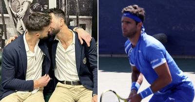 Tennis star Fabien Reboul shares photo of kiss with fellow male player Maxence Broville