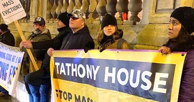 Protest held as tenants face eviction and fear they won't find affordable accommodation