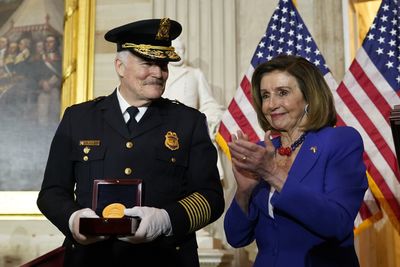 Police who defended US Capitol during January 6 attack honoured