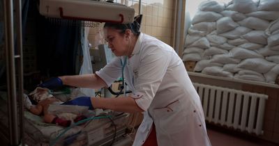 Inside Ukrainian hospital where newborns receive care with missile blasts in background
