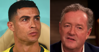 Piers Morgan reacts as Cristiano Ronaldo dropped by Portugal against Switzerland