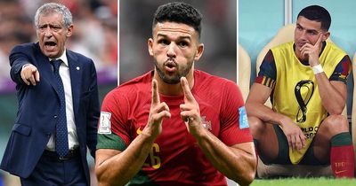 Fernando Santos and Goncalo Ramos agree on Cristiano Ronaldo after brilliant Portugal win