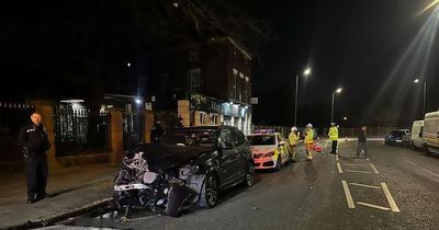 Drinkers evacuated after BMW crashes into Liverpool pub as locals urged to avoid area