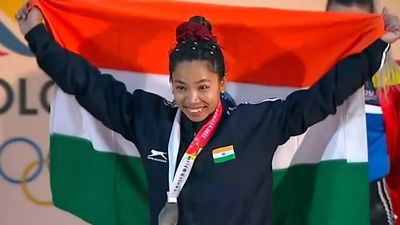 Weightlifter Mirabai Chanu clinches silver at World Championships despite wrist issue