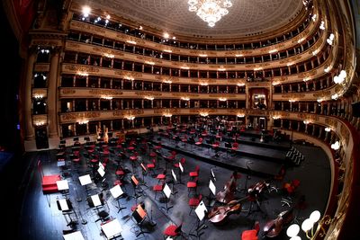 Climate protesters hurl paint at Milan's La Scala opera house