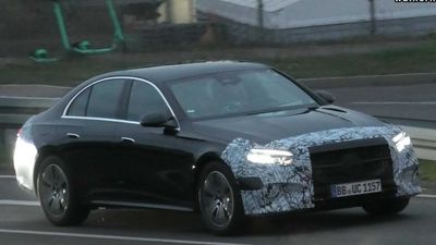 Stylish Next-Gen Mercedes E-Class Shows Production Body On Camera