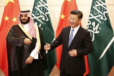 Chinese flags flutter in Saudi capital ahead of Xi visit