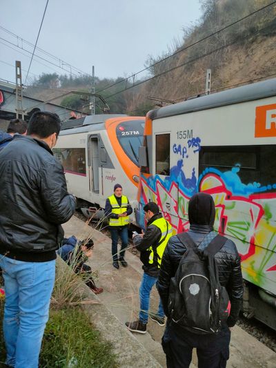 Train collision in Spain hurts 155, no serious injuries