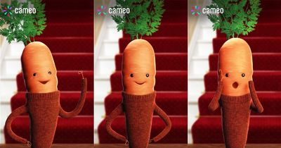 Treat kids to a personalised message from Aldi's Kevin the Carrot as he joins Cameo