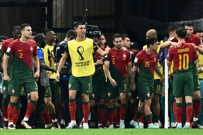 Cristiano Ronaldo praises Portugal’s ‘talent and youth’ after being dropped for huge World Cup win